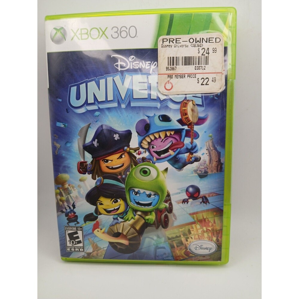 Disney Universe Microsoft Xbox 360 CIB Complete Tested Free Shipping 1 owner